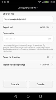 Pulsa Seguridad.