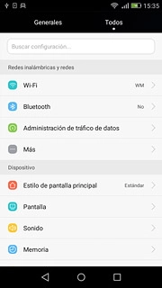 Pulsa Administración de tráfico de datos.
