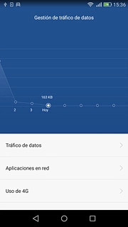 Pulsa el icono de inicio para terminar y regresar a la pantalla de inicio.