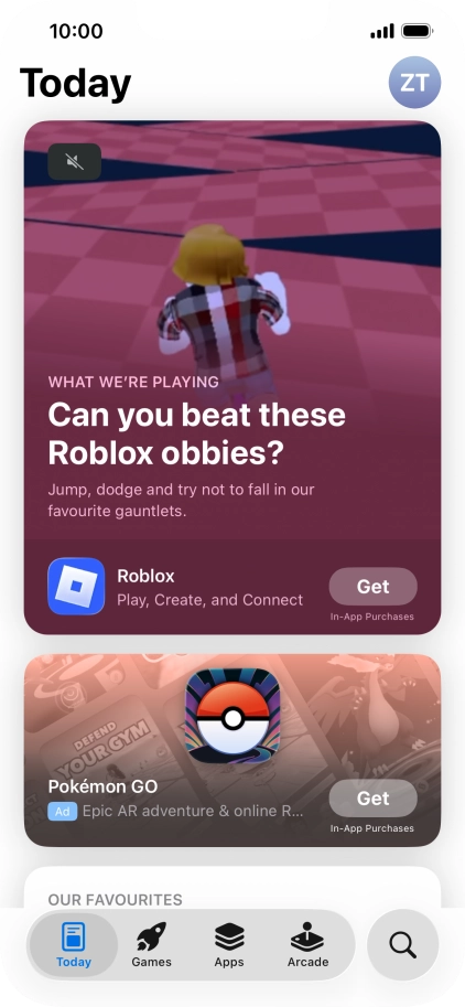 Press the search icon.