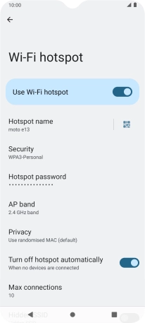 Press the Home key to return to the home screen.