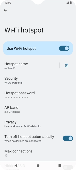 Press the Home key to return to the home screen.