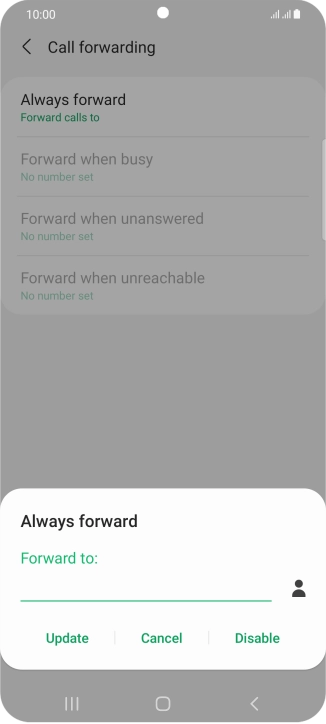 Press Disable.