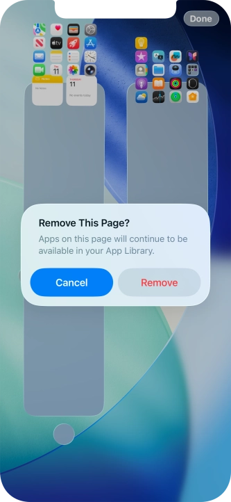 Press Remove.