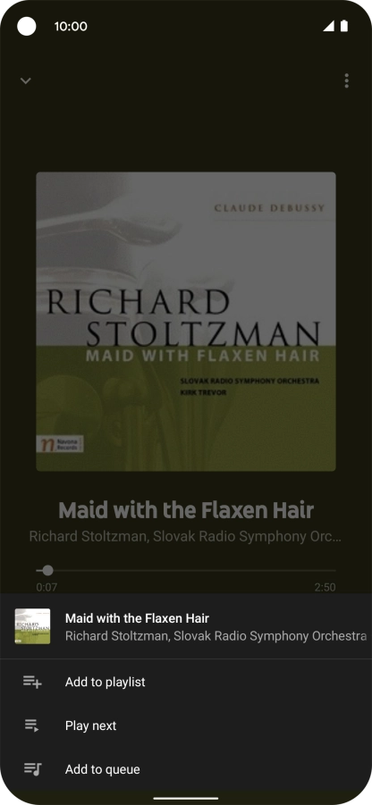 Press Add to playlist. Press Add to playlist.