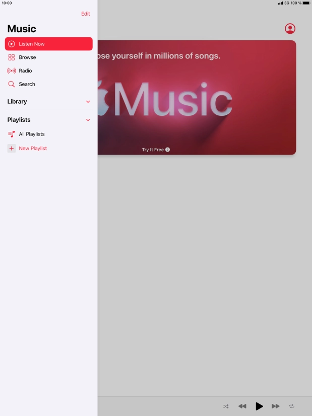 Press New Playlist. Press New Playlist.