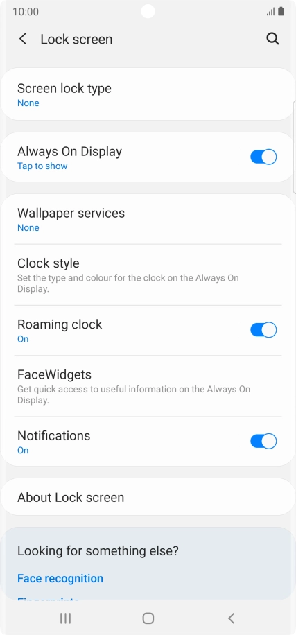 Press the Home key to return to the home screen.