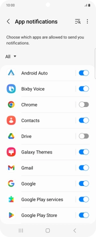 Press the drop down list. Press the drop down list.