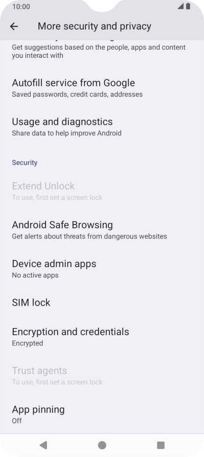 Press SIM lock.