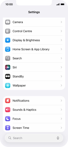 Press Display & Brightness.