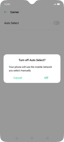 Press Off.