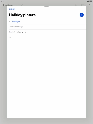 Press and hold the text input field until a pop-up menu is displayed. Press and hold the text input field until a pop-up menu is displayed.