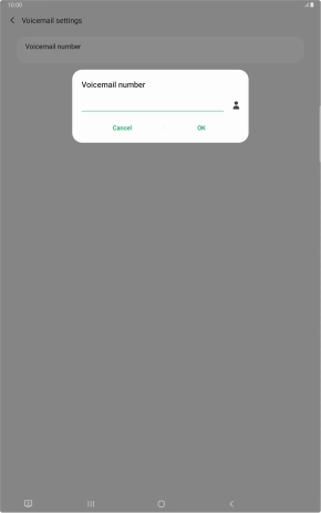 Key in +61414121121 and press OK. Key in +61414121121 and press OK.