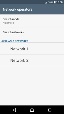 Press Search mode.