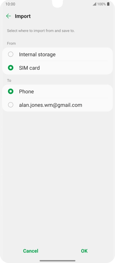 Press Phone.