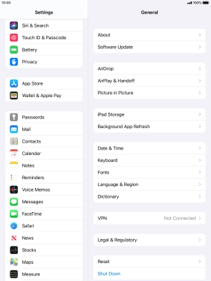 Press Touch ID & Passcode.