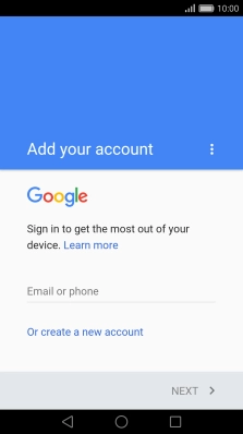 If you don t have a Google account, press Or create a new account and follow the instructions on the screen to create an account. If you don t have a Google account, press Or create a new account and follow the instructions on the screen to create an account.