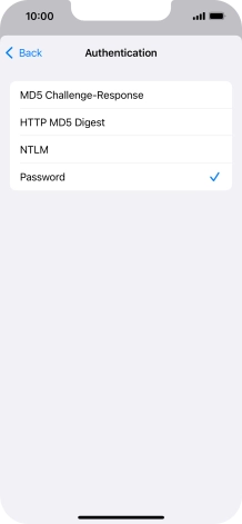 Press Password.