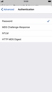 Press Password.