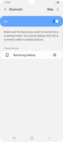 Press the Home key to return to the home screen.