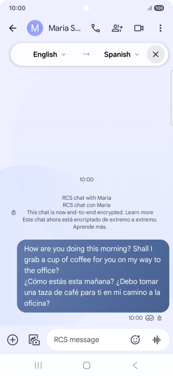 Follow the instructions on the screen to select the required language settings and use the function.