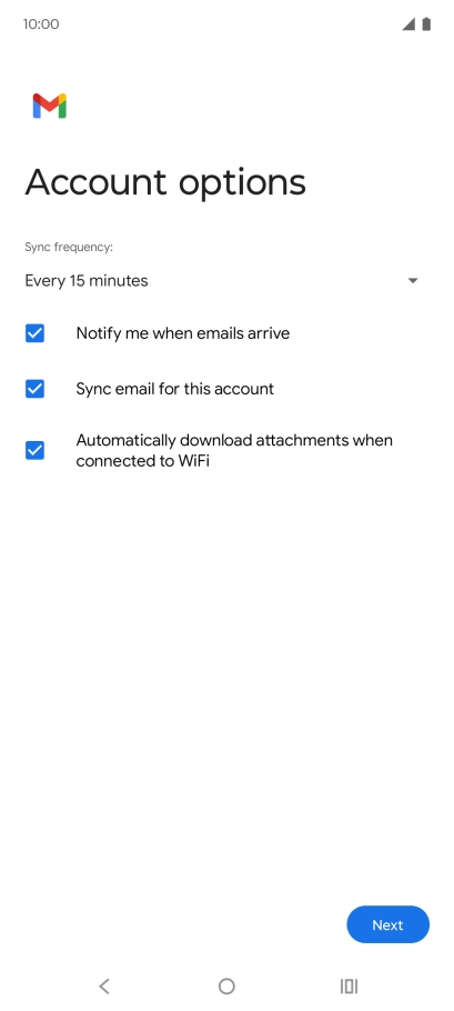 Press the drop down list below 