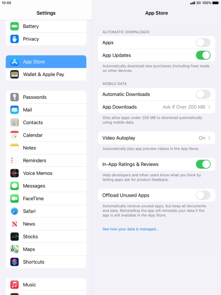 Press the indicator next to Press the indicator next to
