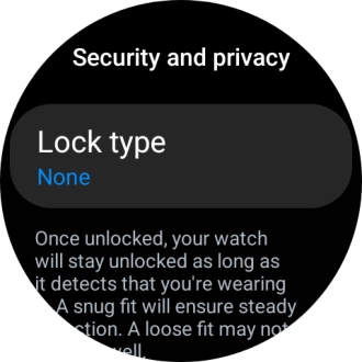 Press Lock type. Press Lock type.