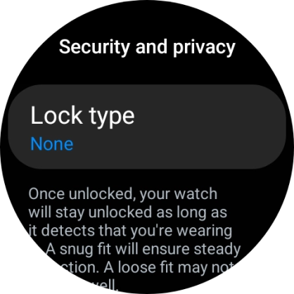 Press Lock type. Press Lock type.