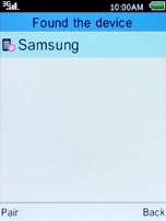 Select the required Bluetooth device and follow the instructions on the screen to pair the device with your phone.