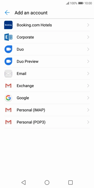Press Google.