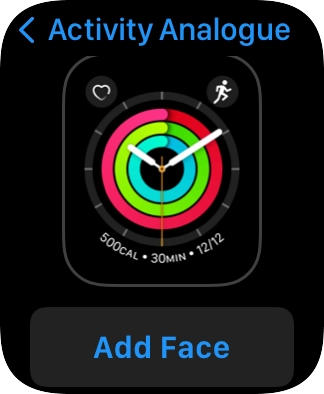 Press Add Face.
