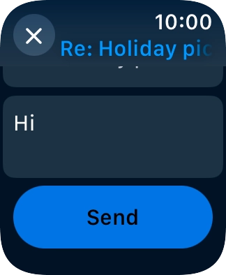 Press Send. Press Send.