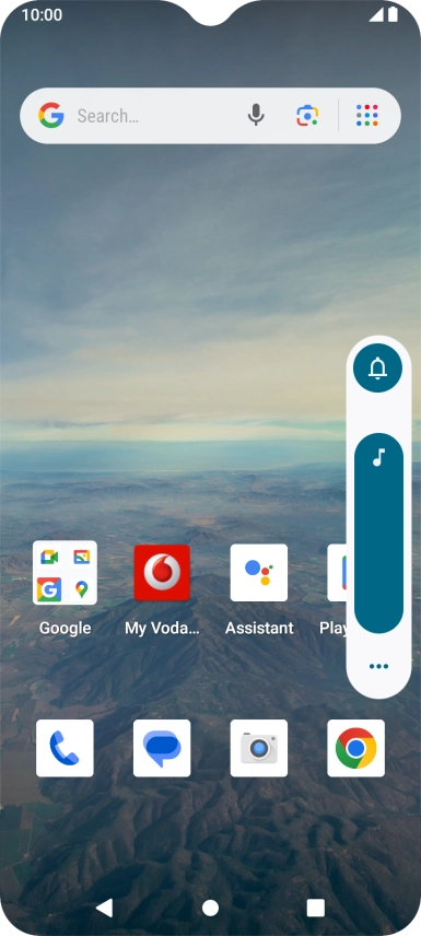 Press the sound mode icon.