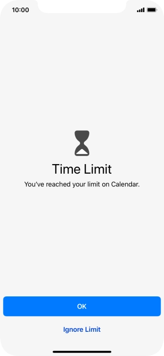 Press Ignore Limit.