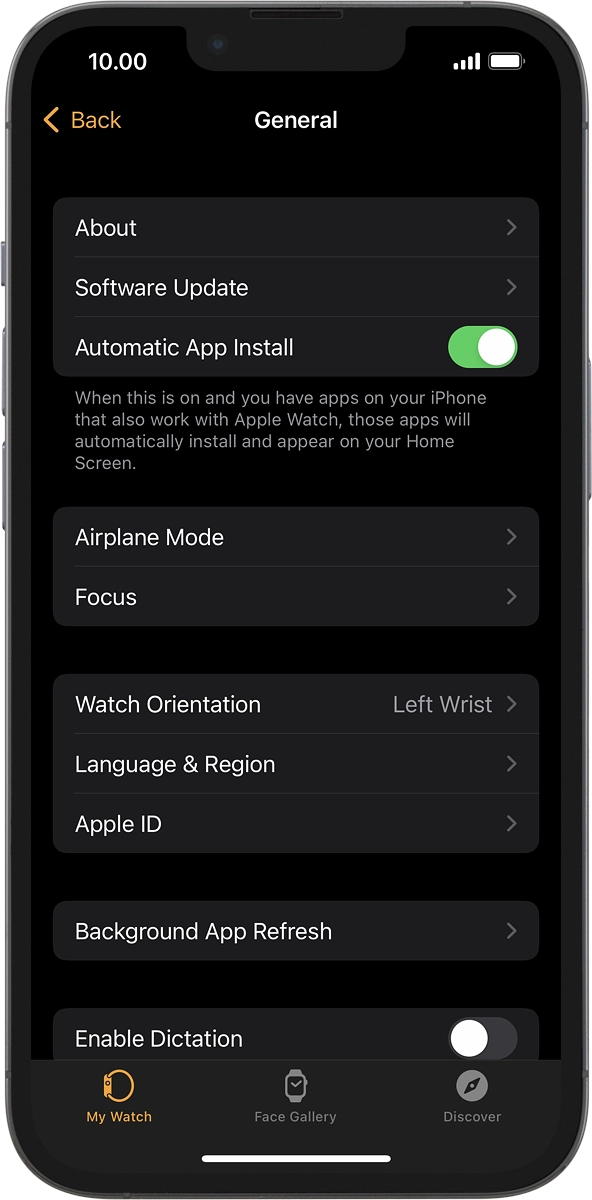 On your phone: Press Language & Region.