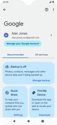 Press Find My Device. Press Find My Device.