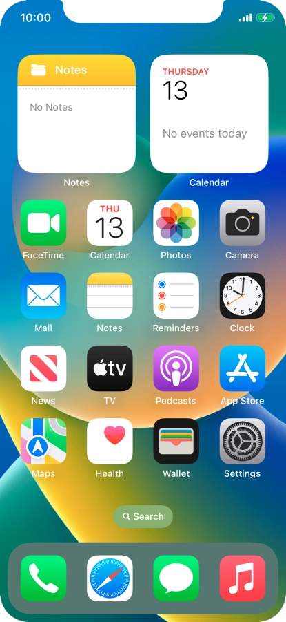 When the battery charging icon is displayed, the battery is charging.