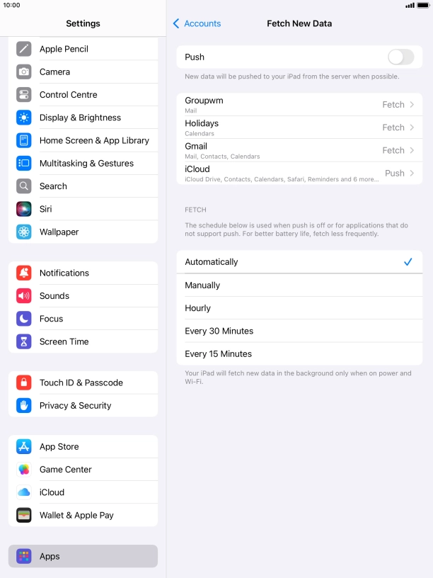 If you turn off the function, press the required setting. If you turn off the function, press the required setting.