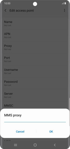 Key in 10.202.002.060 and press OK. Key in 10.202.002.060 and press OK.