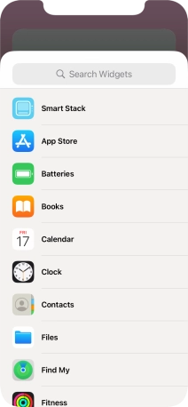 Press Smart Stack.
