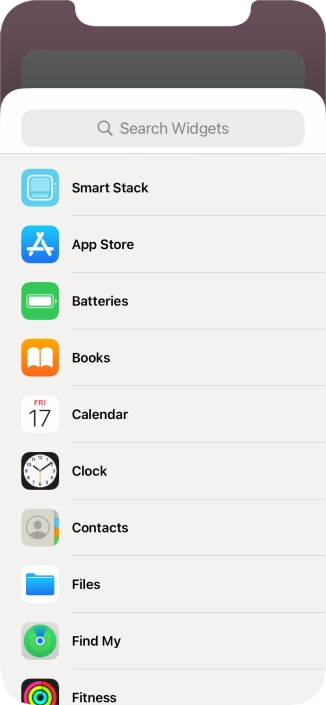 Press Smart Stack.