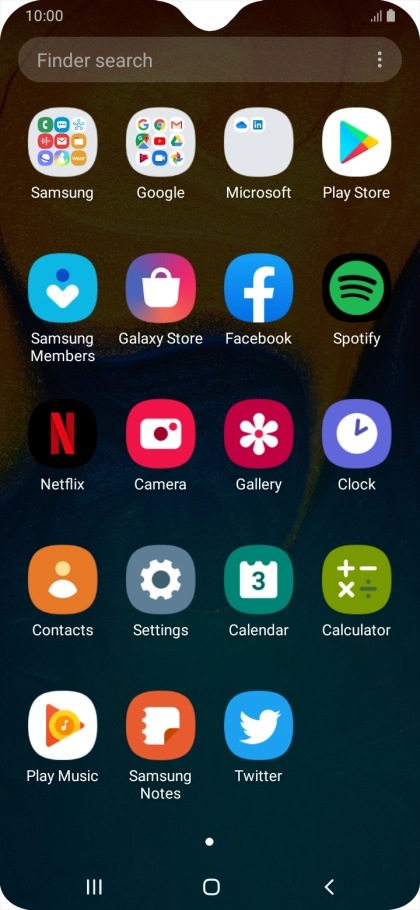Press Samsung.