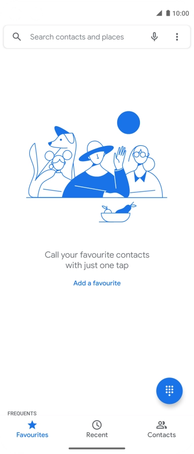 Press the menu icon.