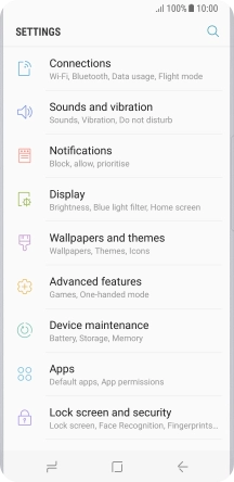 Press Lock screen and security.