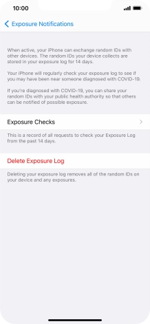 Press Delete Exposure Log. Press Delete Exposure Log.
