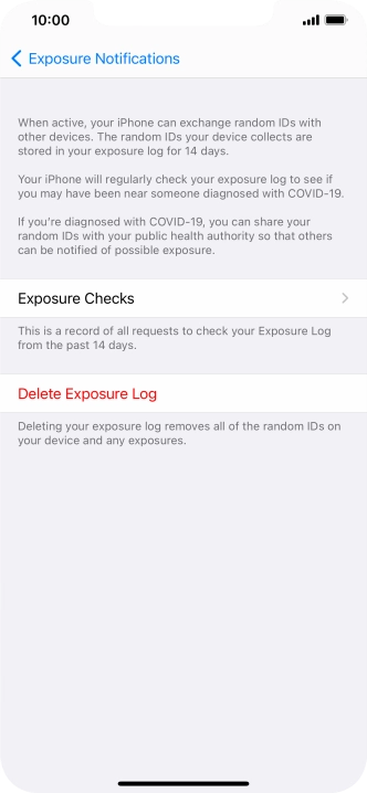 Press Delete Exposure Log. Press Delete Exposure Log.