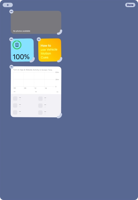 Press the add icon.