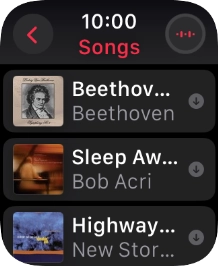 Go to the required category or playlist and press the required audio file. Go to the required category or playlist and press the required audio file.