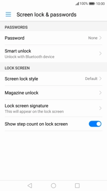 Press Password.